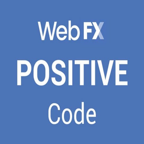 The WebFX Positive Code