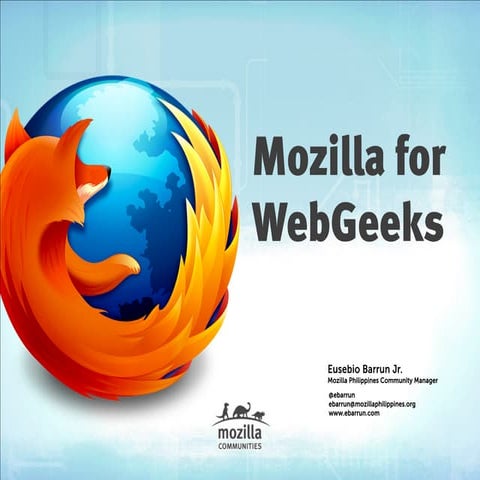 Mozilla for Web Geeks