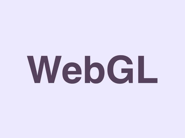 Introduction to Webgl by Rachel Prudden
