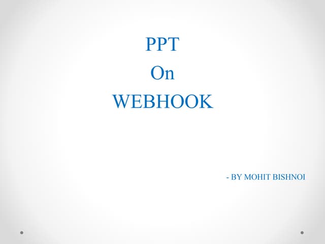 Webhook