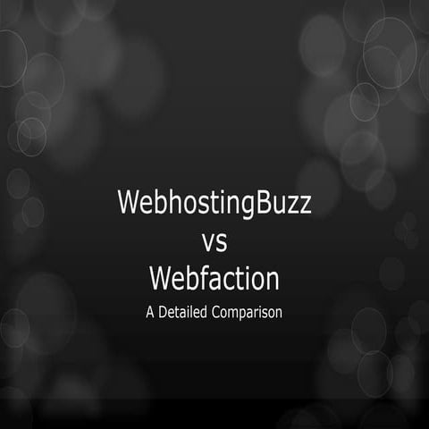 WebHostingBuzz vs Webfaction