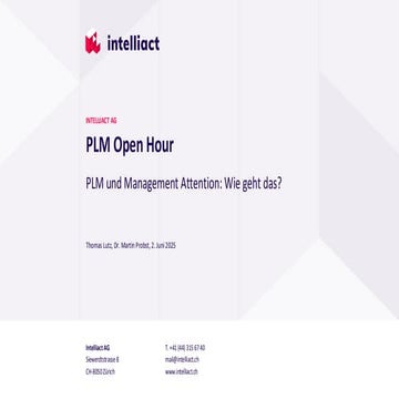 PLM und Management Attention: Wie geht das
