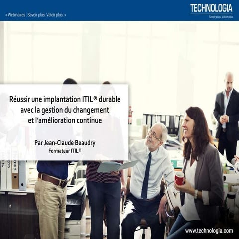 Réussir une implantation ITIL® durable [Webinaire]