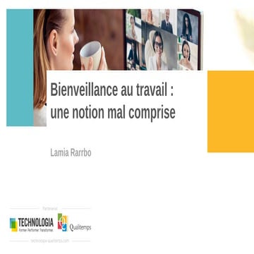 Webinaire Technologia | Bienveillance au travail : une notion mal comprise