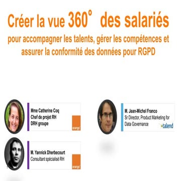 Créer la vue 360° des employés 