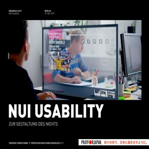 NUI Usability - Zur Gestaltung des Nichts