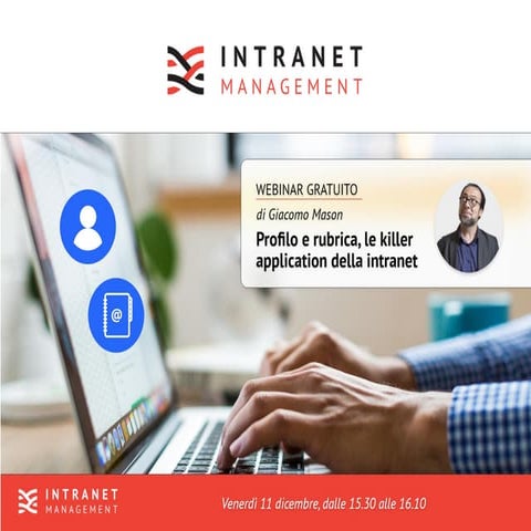 profilo e rubrica, le killer application della intranet - Webinar - [Intranet...
