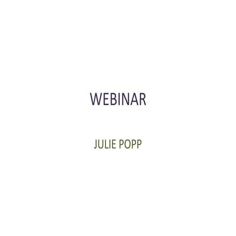 Webinar