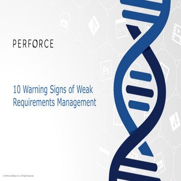 10 Warning Signs of Weak Requirements Management