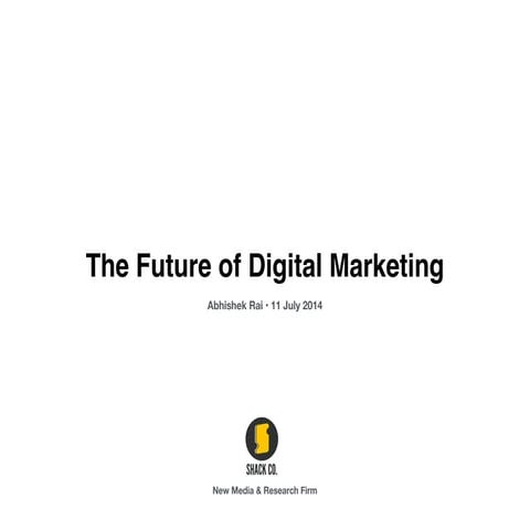 Future of Digital Marketing: Brand Communities (Webinar)