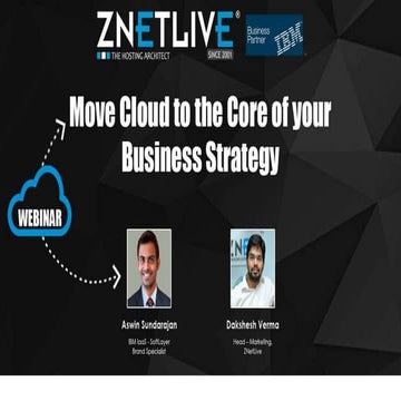Move Cloud to the Core of your Business Strategy