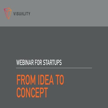 From idea to concept - webinar by Michał Krochecki