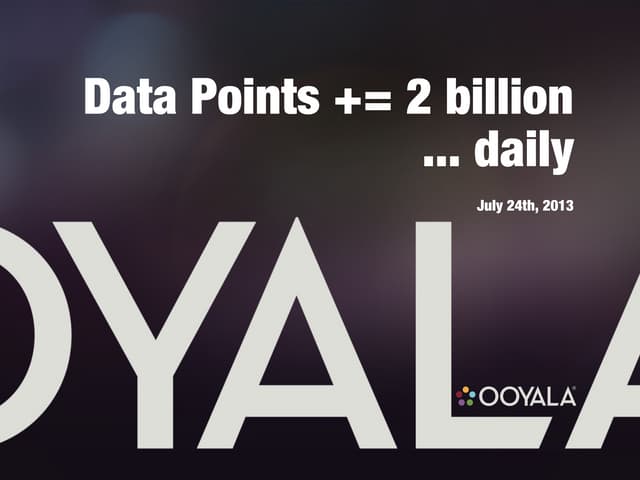 Webinar: 2 Billion Data Points Each Day