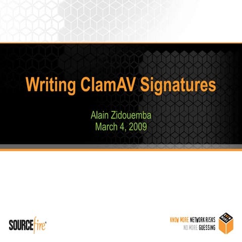 Webinar alain-2009-03-04-clamav