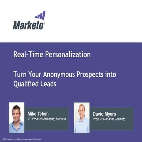 Real-Time Personalization - Turn Your Anonymous Prospects into Qualified Leads