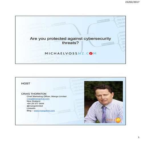 Cybersecurity - How to Protect your Organisation from Cybersecurity Threats 