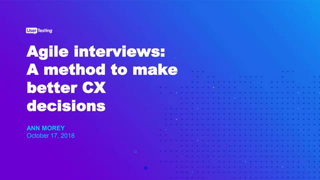 A simple method to make better CX decisions