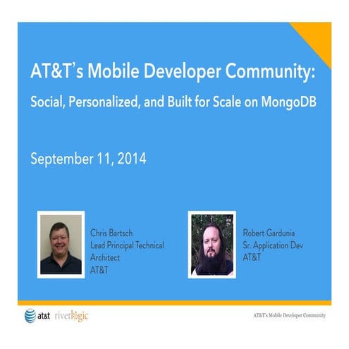 AT&T’s Mobile Developer Community: Social, Personalized, and Built for Scale
