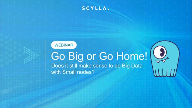 Webinar: Does it Still Make Sense to do Big Data with Small Nodes?