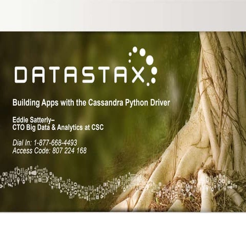 Webinar | Building Apps with the Cassandra Python Driver | PPT