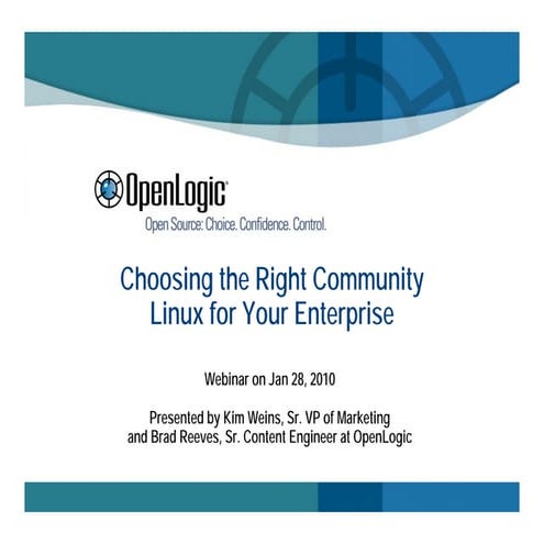 Choosing the Right Community Linux for Your Enterprise