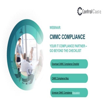 Webinar - CMMC Certification.pptx