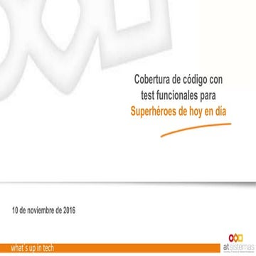 Cobertura de Código con Tests Funcionales 