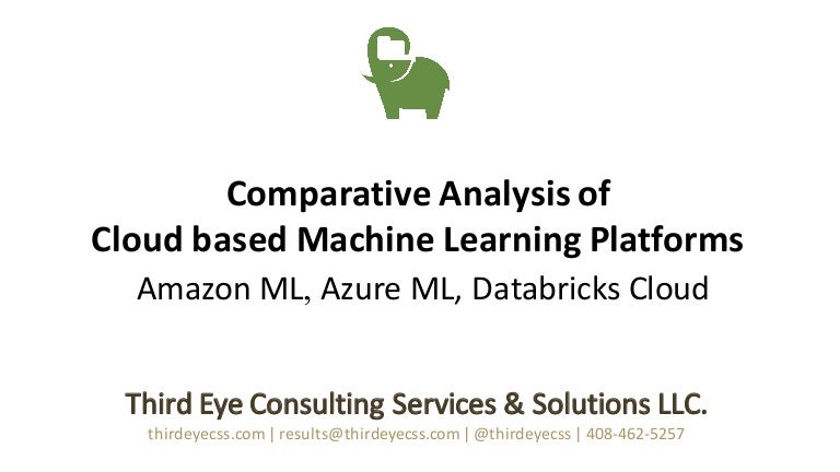 cloud based machine learning platforms