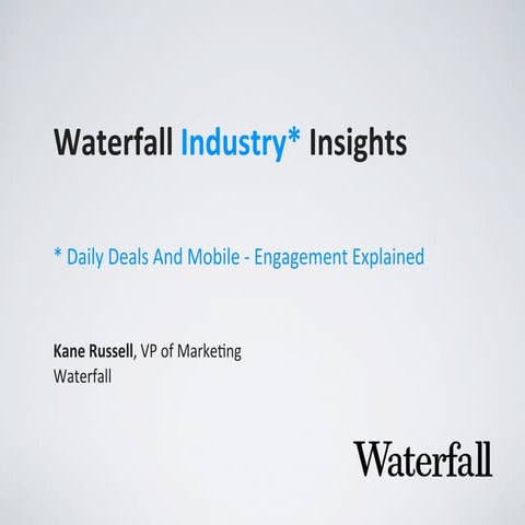 Webinar: Daily Deals and Mobile Engagement Explained