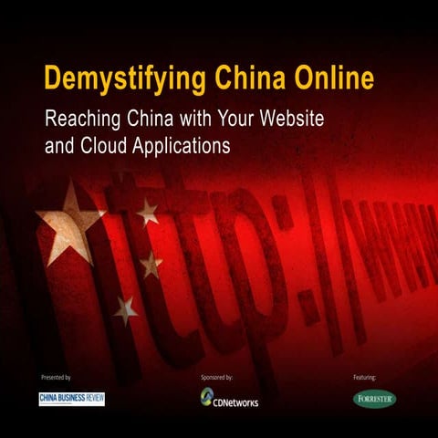 Reaching China with Your Website & Cloud Applications