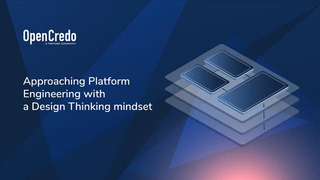 Webinar - Design Thinking for Platform Engineering