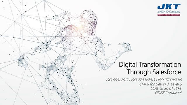 [Webinar] - Digital Transformation Through Salesforce | JK Tehnosoft