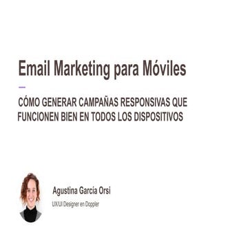 Email marketing para móviles