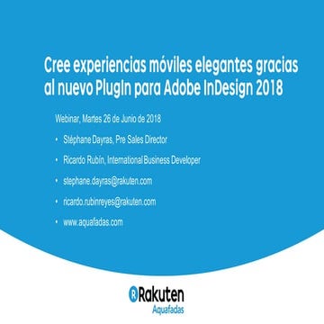 Cree experiencias móviles elegantes con nuestro nuevo PlugIn para InDesign – ...