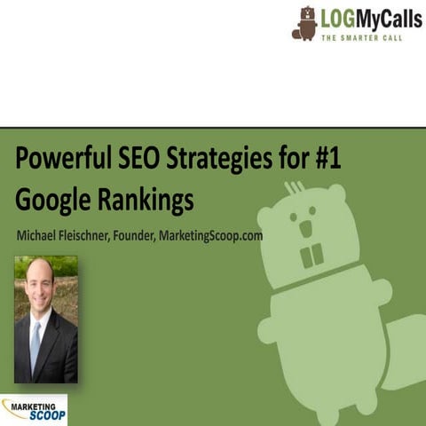 Webinar - Powerful Strategies for #1 Google Rankings