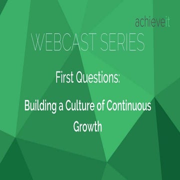 Building a Culture of Continuous Growth