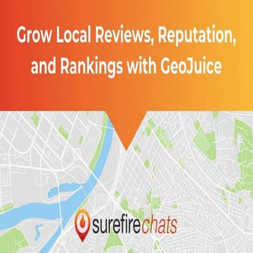 Grow Local Reviews, Reputation, and Rankings with GeoJuice (2018)
