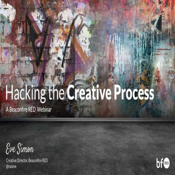 Webinar: Hacking the Creative Process