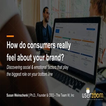 Webinar: How do consumers really feel about your brand?