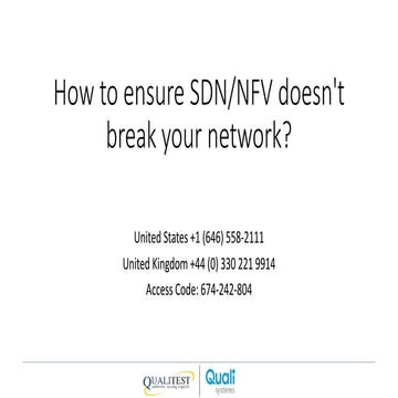 Webinar   how to ensure sdn-nfv doesn't break your network