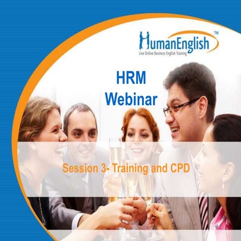 English for HR Managers: Language for Training and Continuous Professional De...