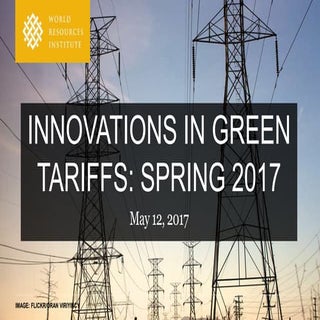 Innovations in Green Tariffs: Sprin...