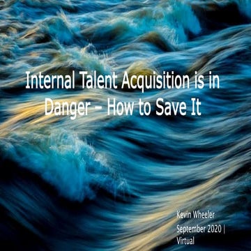 Internal Talent Acquisition is in Danger - How to Save It