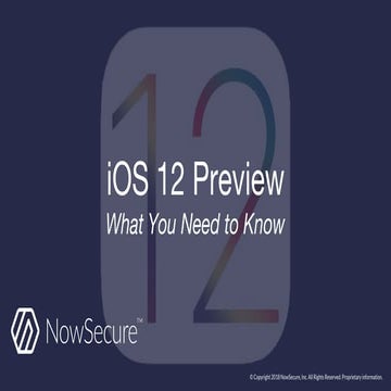 iOS 12 Preview - What You Need To Know