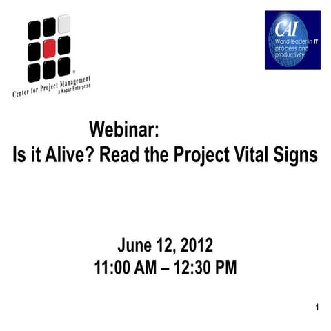 Project Vital Signs