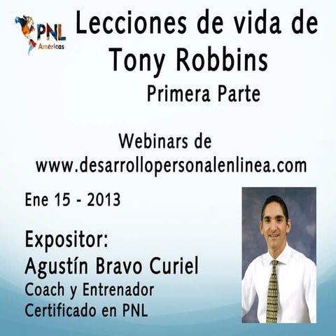 LECCIONES DE VIDA DE TONY ROBBINS