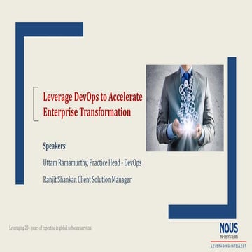Webinar Deck: Leverage DevOps to Accelerate Enterprise Transformation