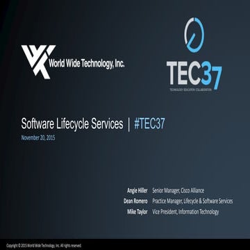 World Wide Technology Introduces Cisco ONE