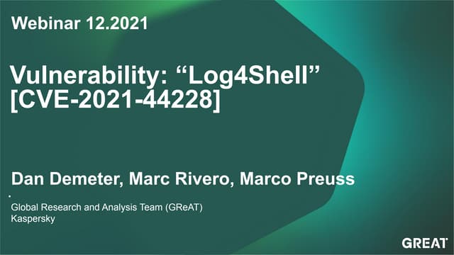 The Log4Shell Vulnerability – explained: how to stay secure