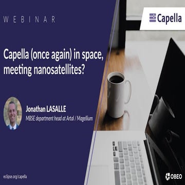 Capella (once again) in space, meeting nanosatellites